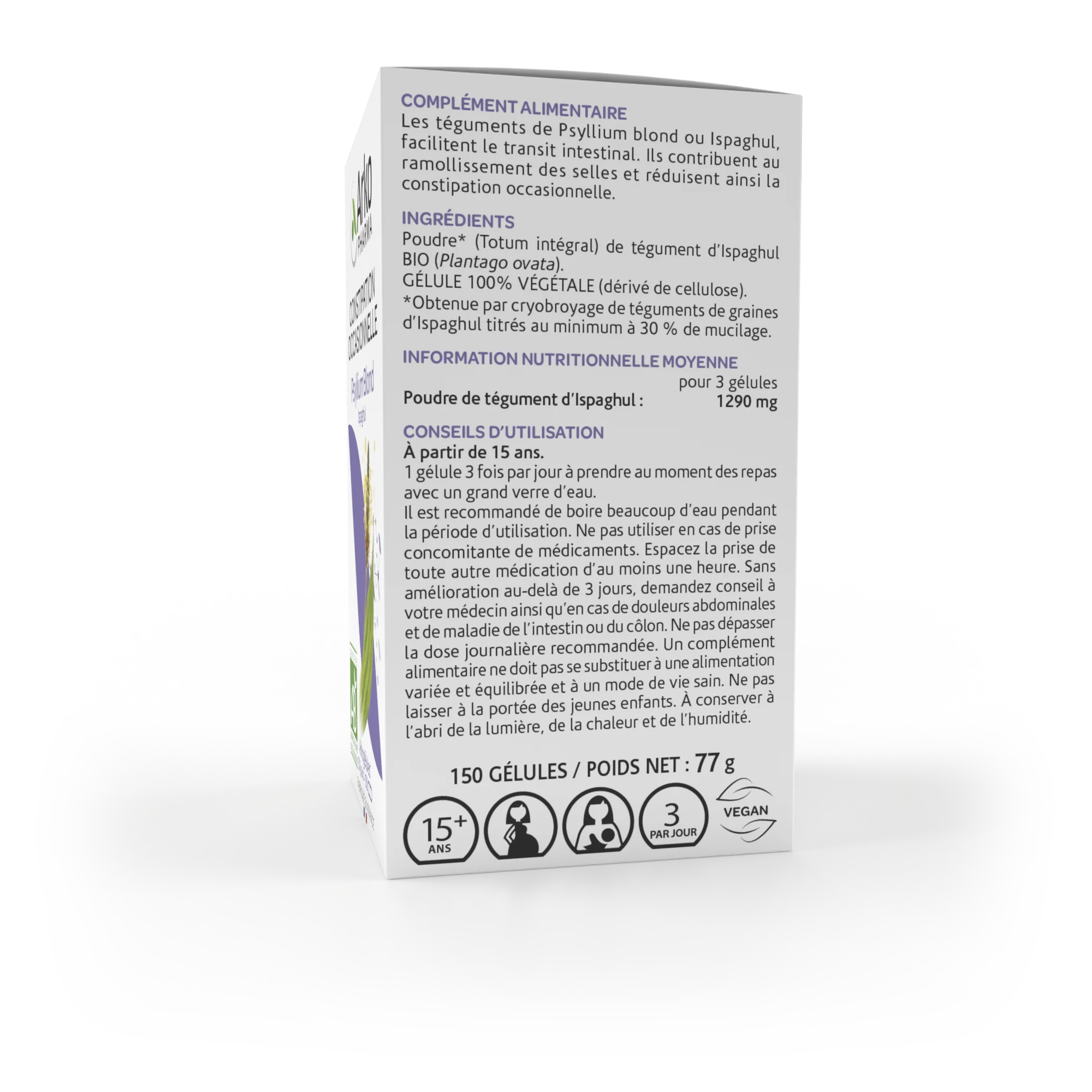 Arkogélules® BIO Psyllium Blond Ispaghul - Image 6