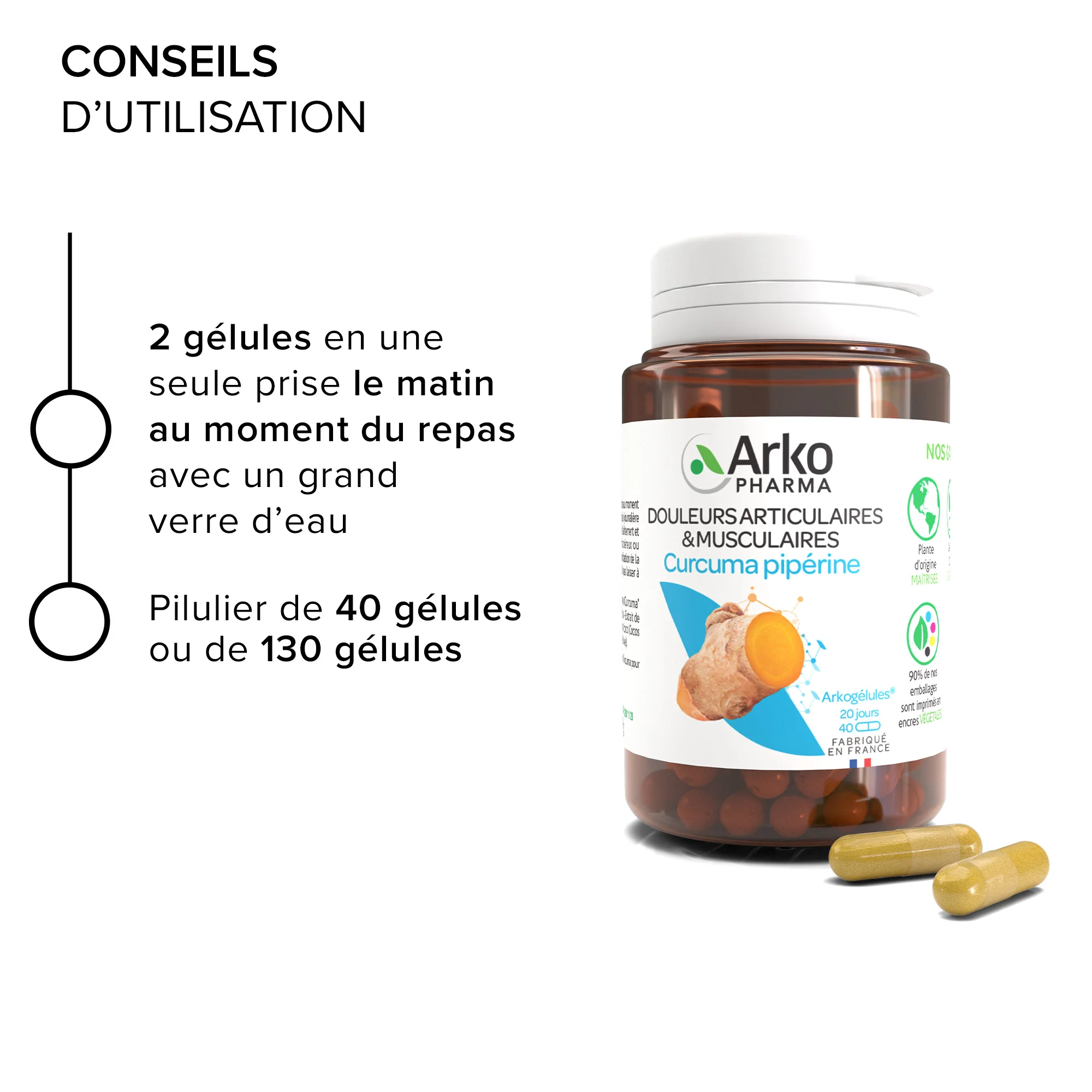 Arkogélules® Curcuma Pipérine - Image 5