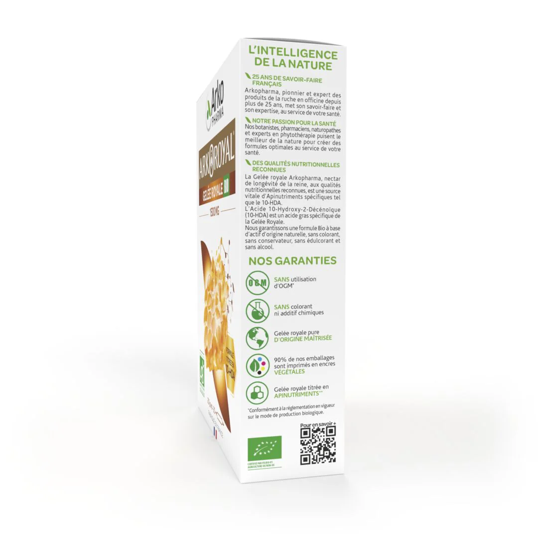 Arkoroyal® Gelée Royale BIO 1500 mg - Image 3