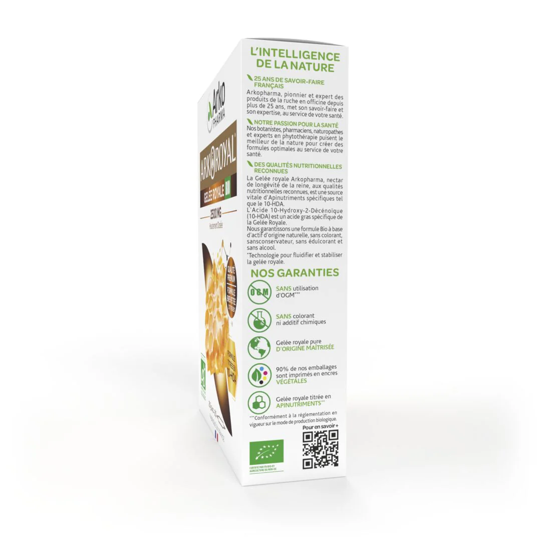 Arkoroyal® Gelée Royale BIO 2500 mg - Image 3
