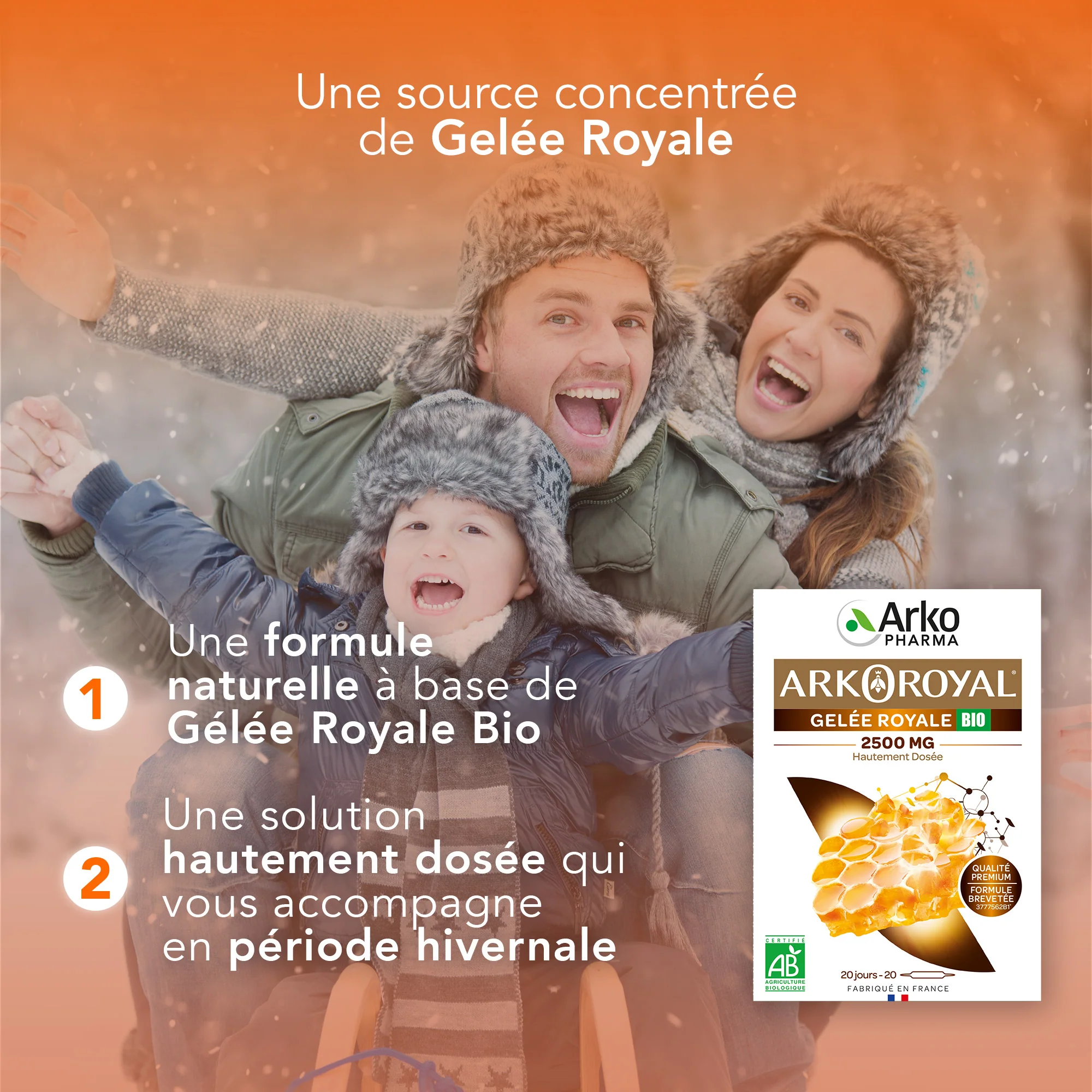 Arkoroyal® Gelée Royale BIO 2500 mg - Image 5