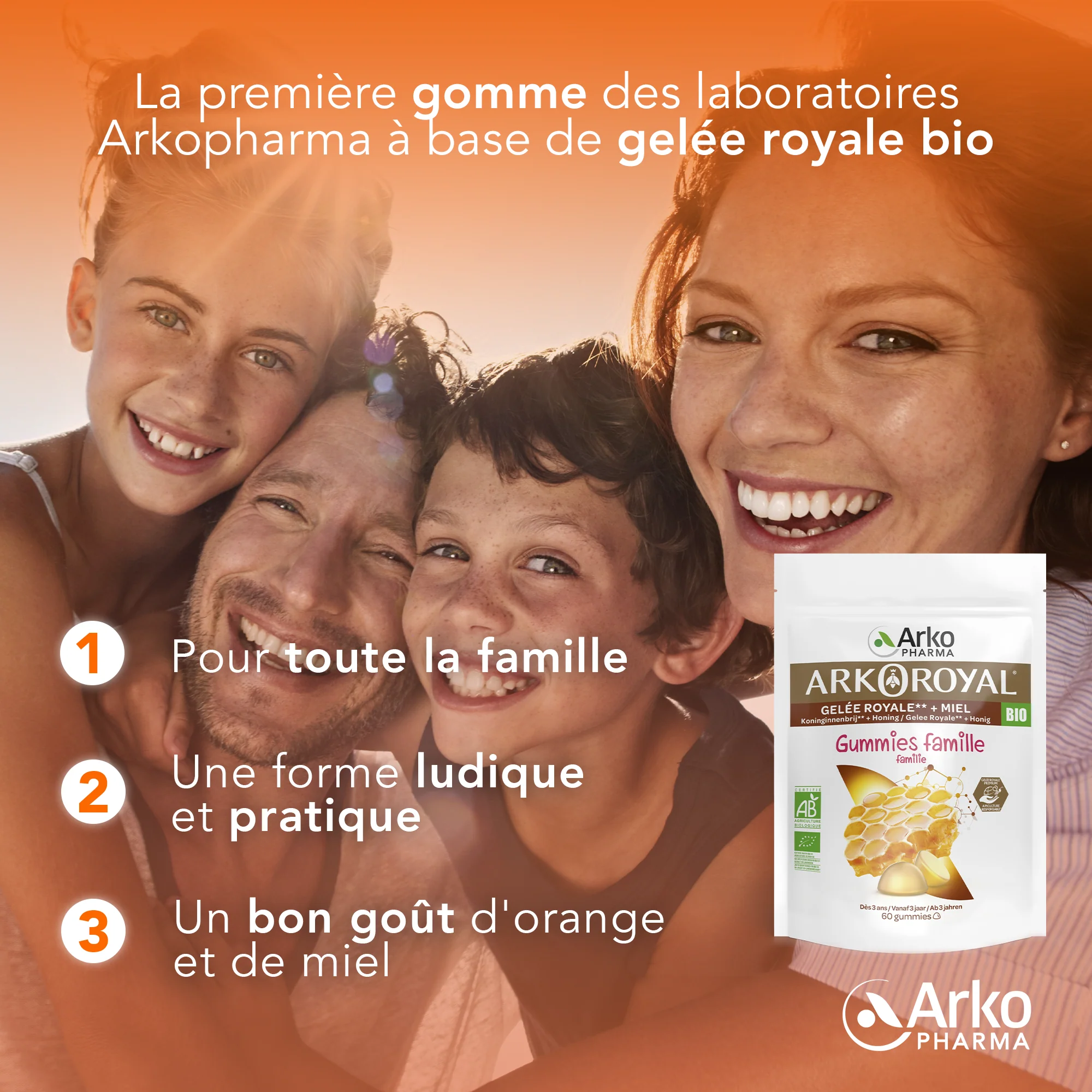 Arkoroyal® Gummies Famille BIO - Image 4
