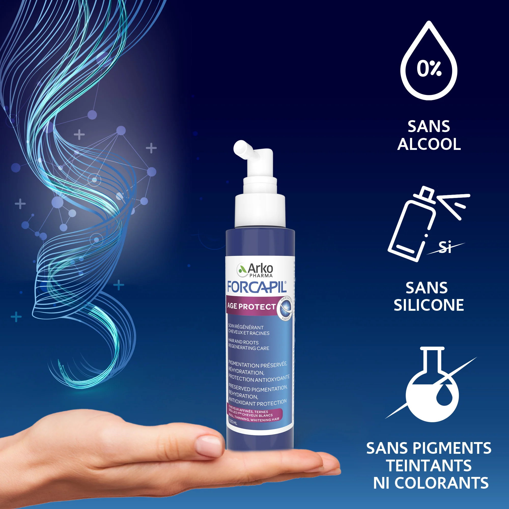 Forcapil® Age Protect soin régénérant cheveux et racines - Anti gaspillage - Image 3