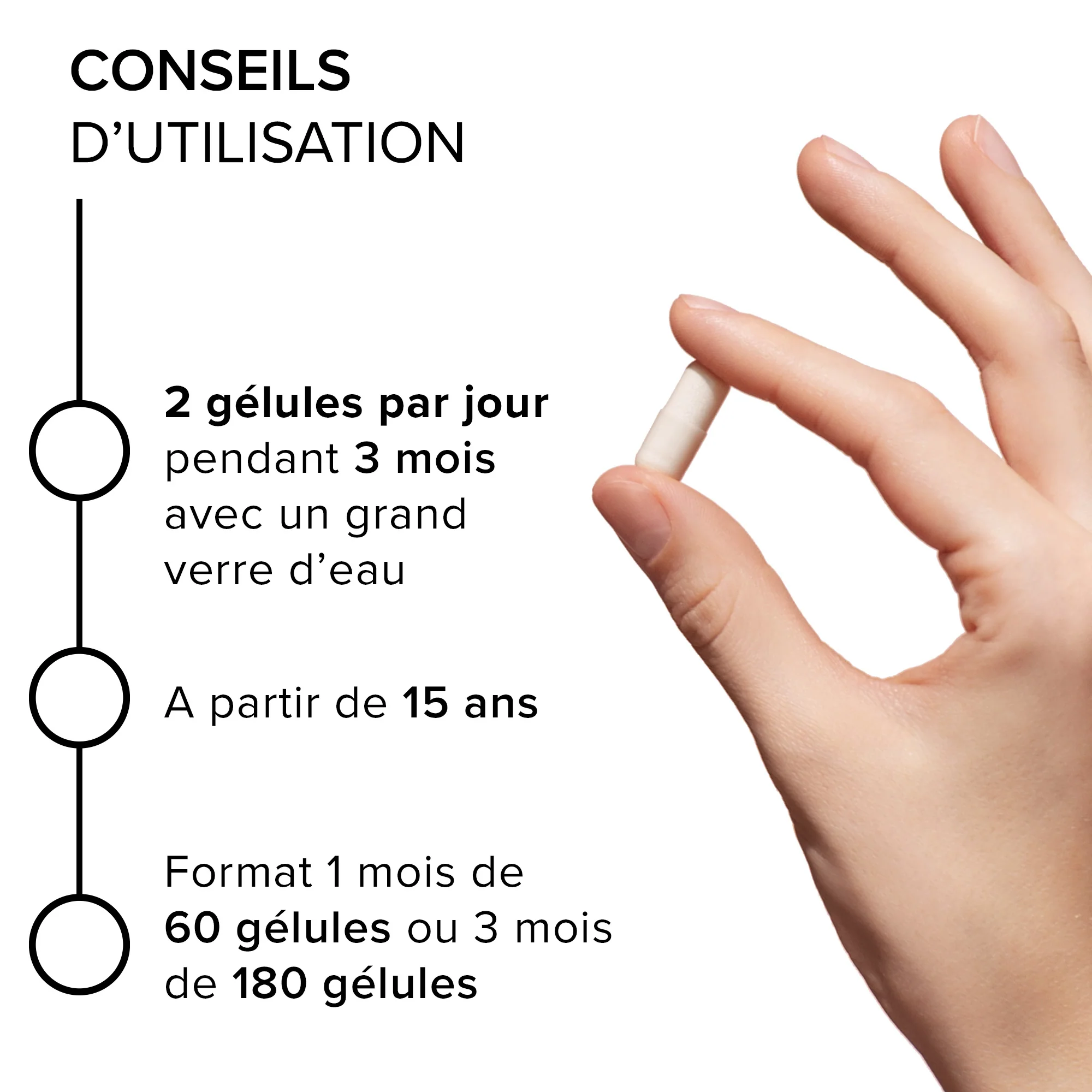 Forcapil® Fortifiant Expert - 3 mois + 1 mois OFFERT - Image 7