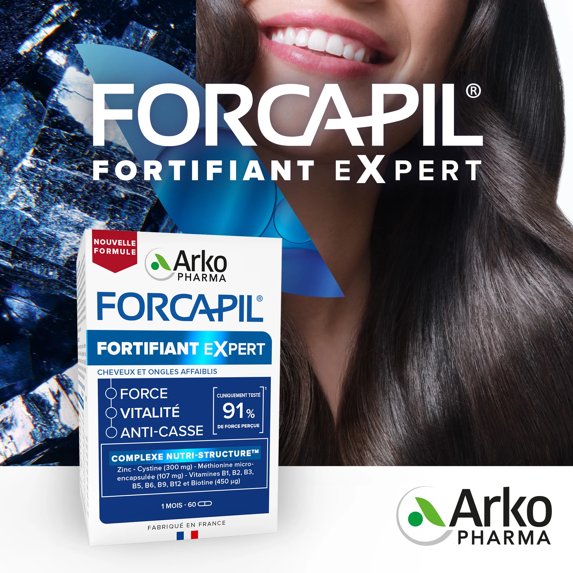 Forcapil® Fortifiant Expert - 3 mois + 1 mois OFFERT - Image 8