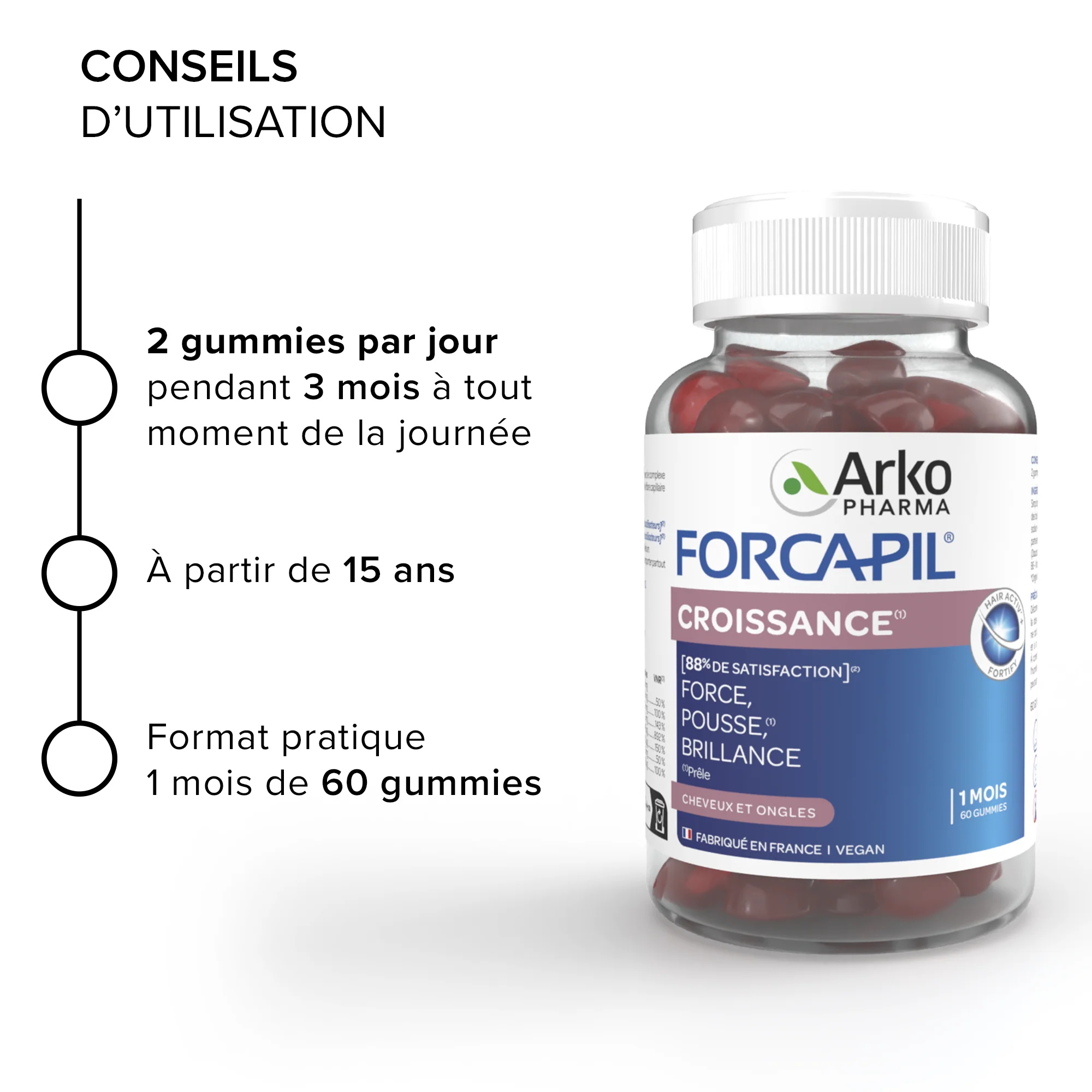 Forcapil® Gummies Croissance - Image 7