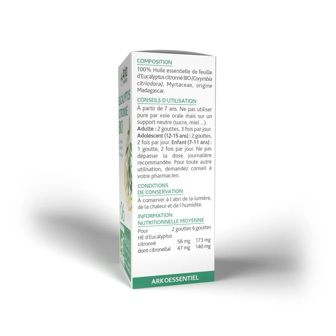 Huile essentielle d'Eucalyptus Citronné BIO - Image 3