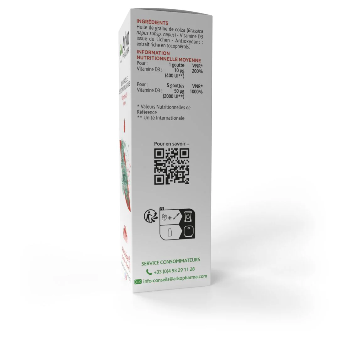 Arkofluides® Vitamine D3 Végétale - Image 3